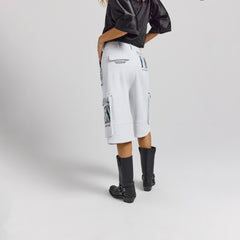 Philadelphia Eagles Off Season x NFL Women's Fleece Cargo Shorts - Heather Gray Shorts