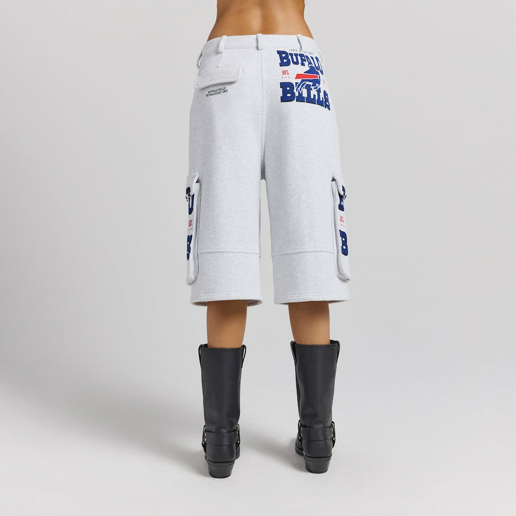 Buffalo Bills Off Season x NFL Women's Fleece Cargo Shorts - Heather Gray Shorts