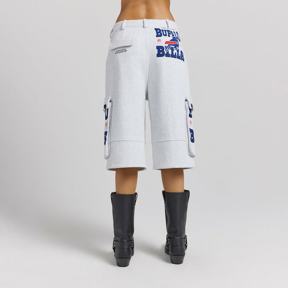Buffalo Bills Off Season x NFL Women's Fleece Cargo Shorts - Heather Gray Shorts