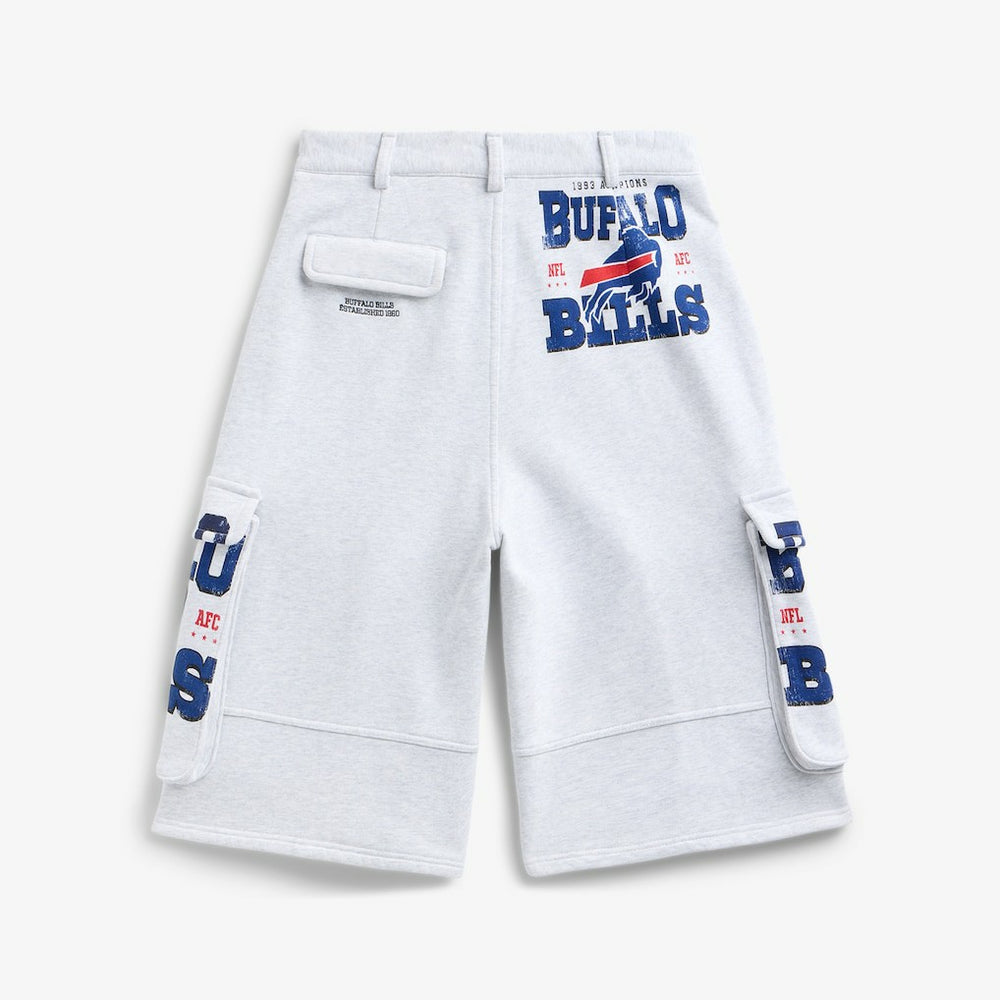 Buffalo Bills Off Season x NFL Women's Fleece Cargo Shorts - Heather Gray Shorts