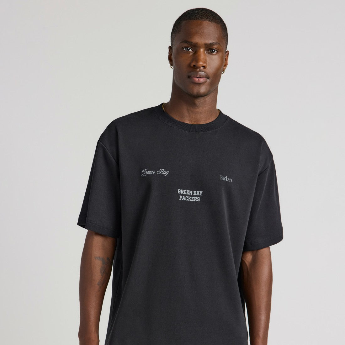 Green Bay Packers Off Season x NFL Unisex Graphic T-Shirt - Black T-shirts