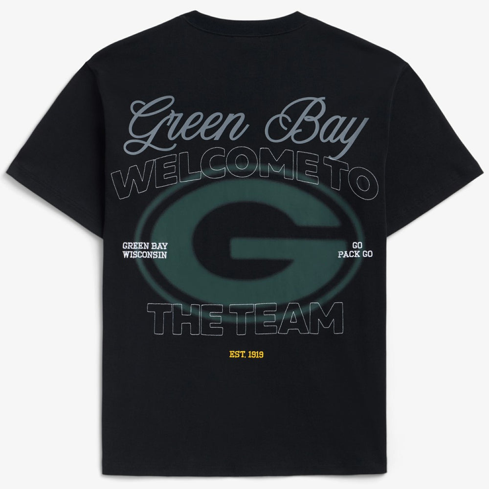 Green Bay Packers Off Season x NFL Unisex Graphic T-Shirt - Black T-shirts