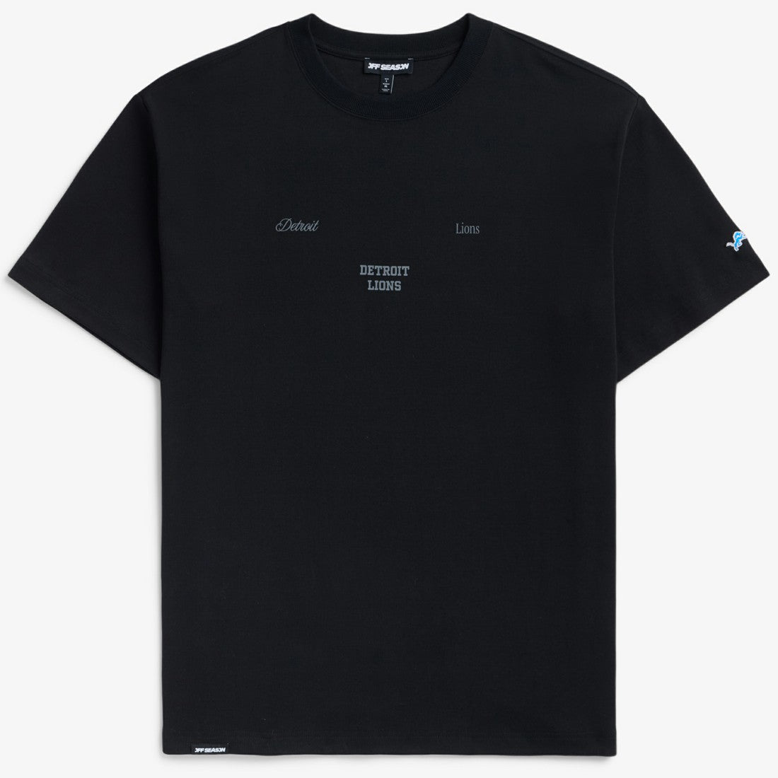 Detroit Lions Off Season x NFL Unisex Graphic T-Shirt - Black T-shirts