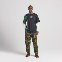 Green Bay Packers Off Season x NFL Unisex Spliced T-Shirt - Black T-shirts