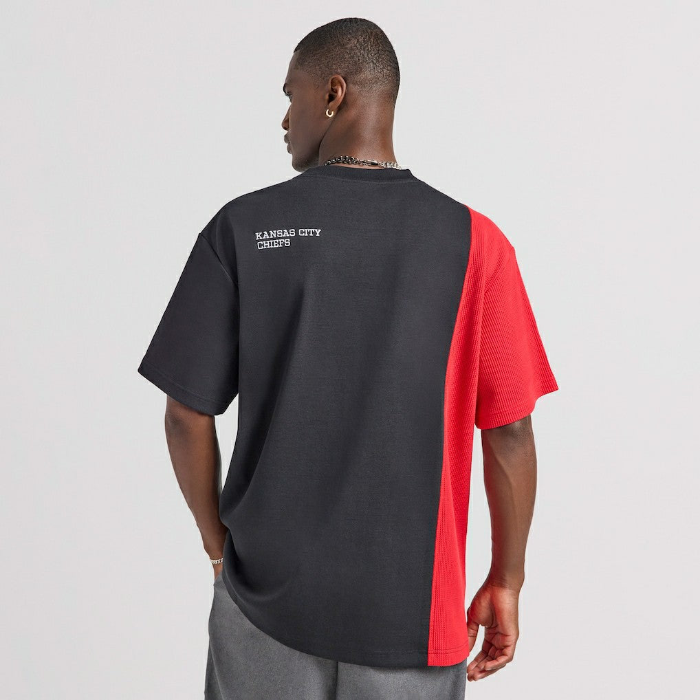 Kansas City Chiefs Off Season x NFL Unisex Spliced T-Shirt - Black T-shirts