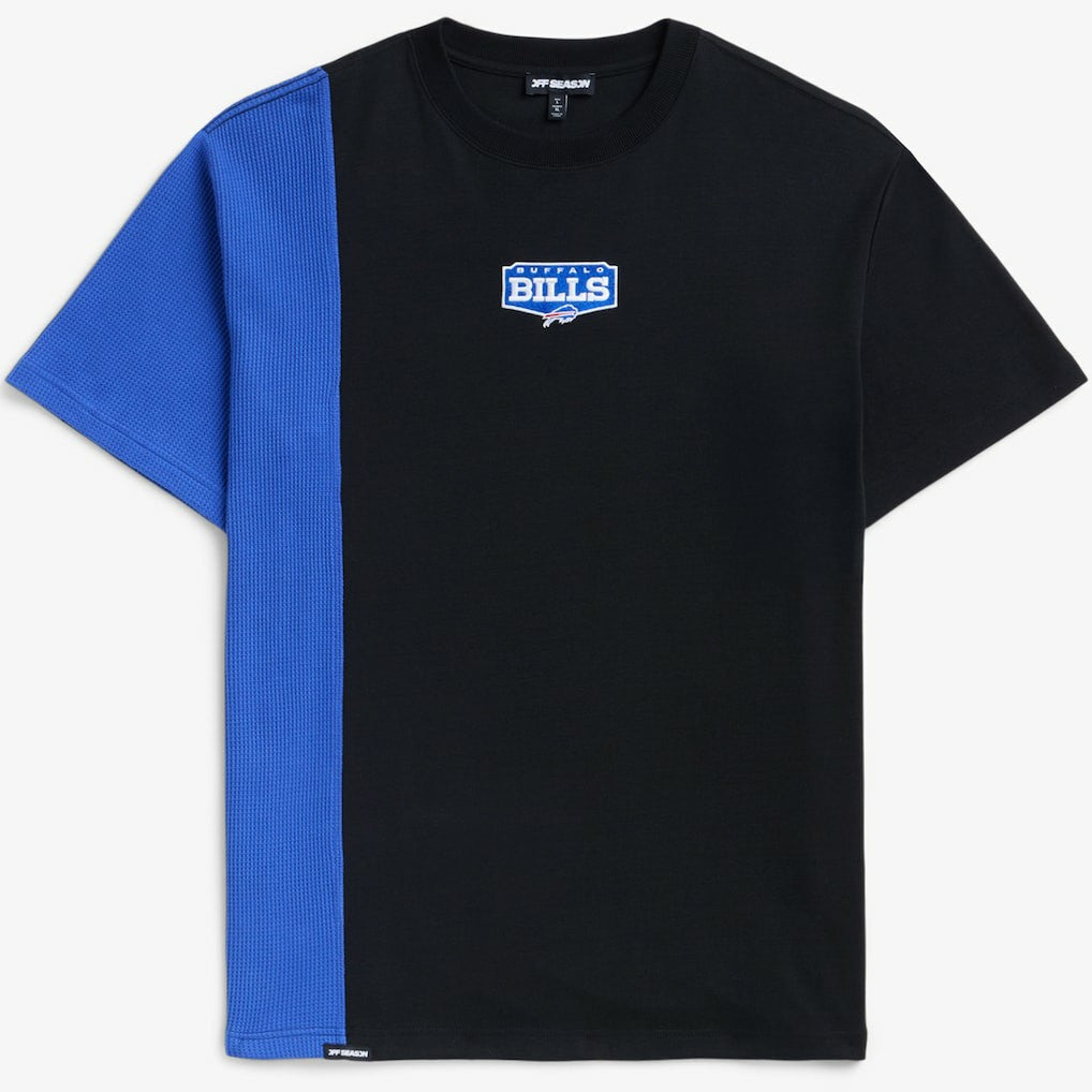 Buffalo Bills Off Season x NFL Unisex Spliced T-Shirt - Black T-shirts