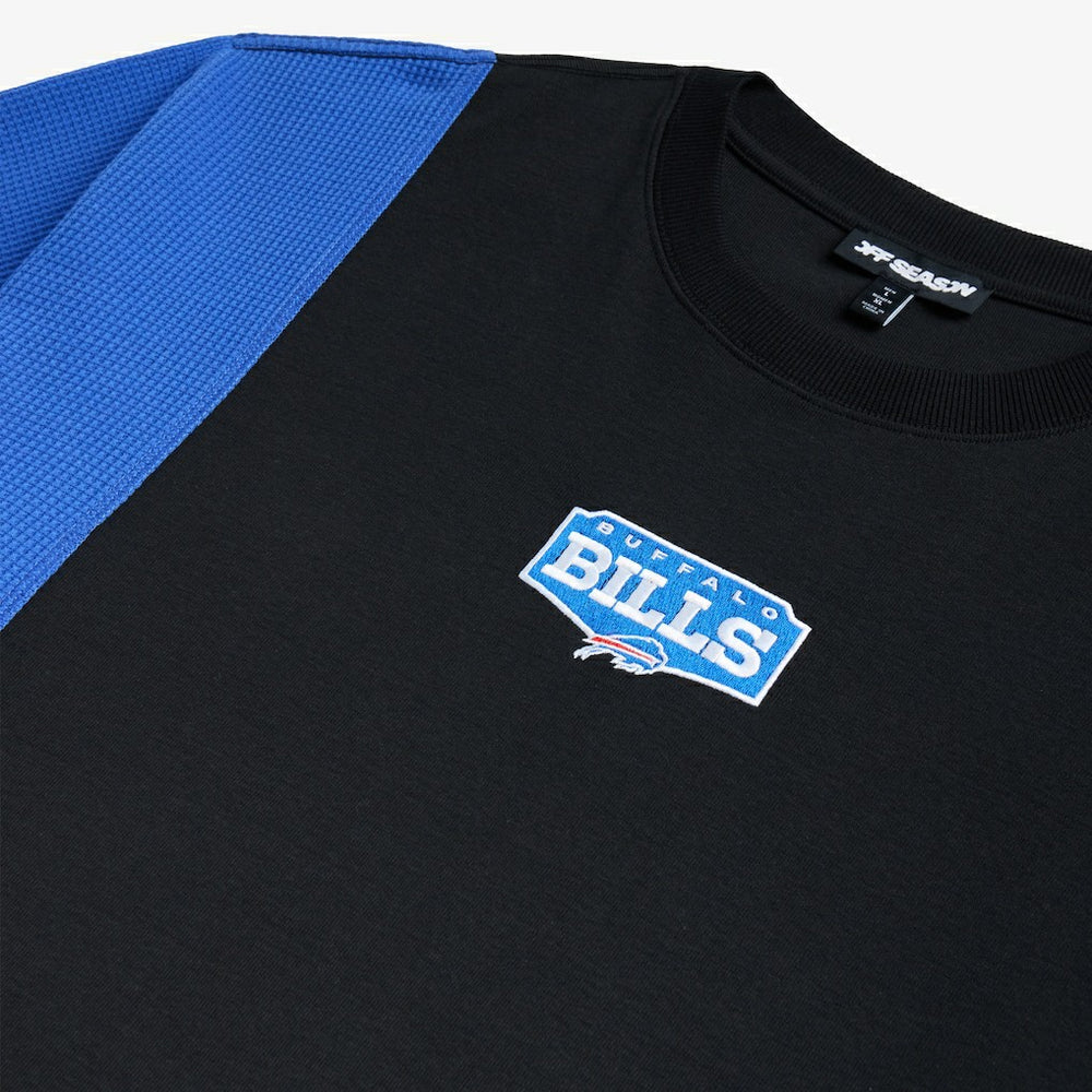Buffalo Bills Off Season x NFL Unisex Spliced T-Shirt - Black T-shirts