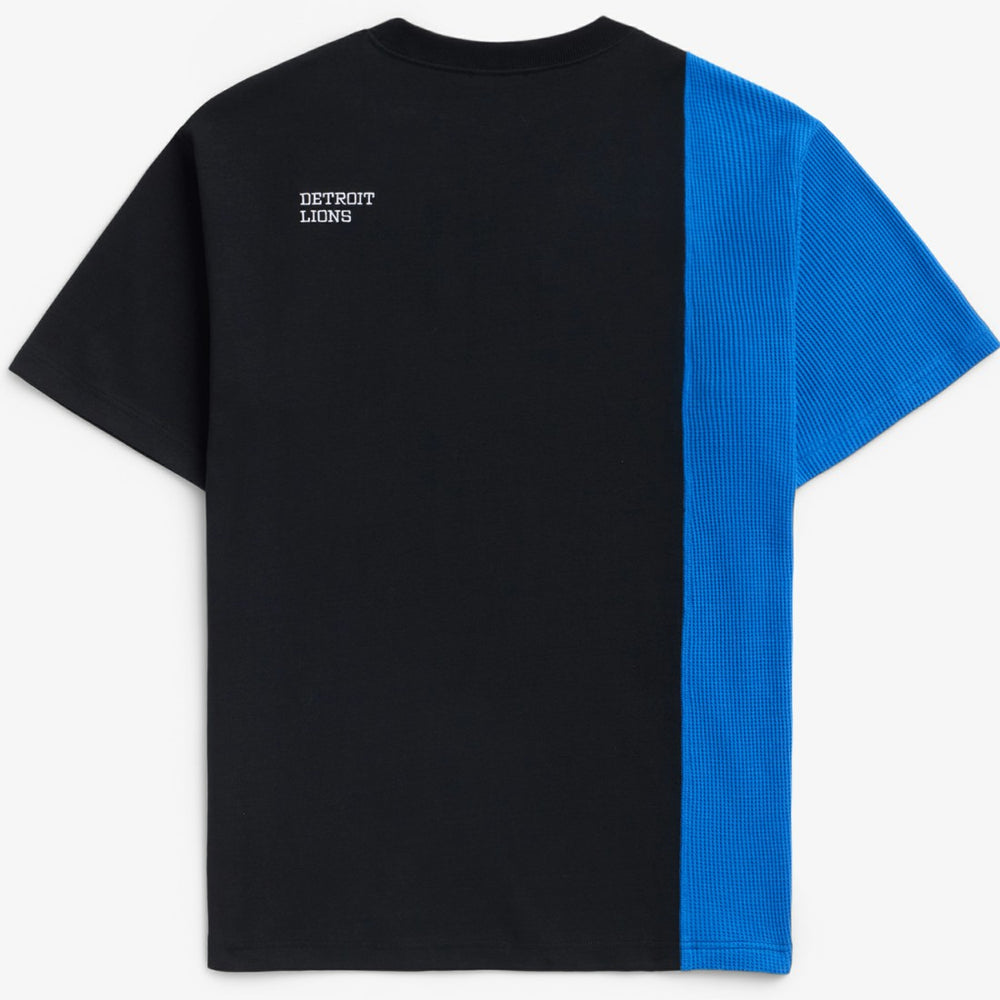 Detroit Lions Off Season x NFL Unisex Spliced T-Shirt - Black T-shirts