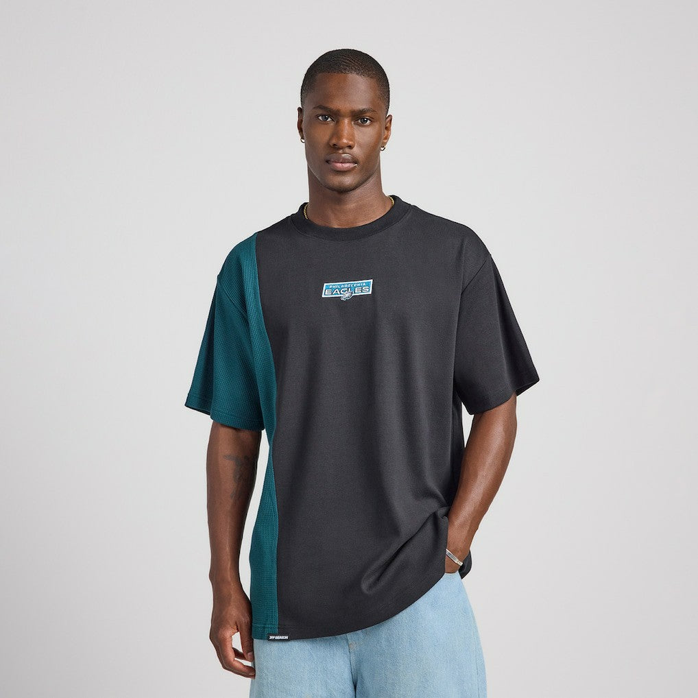Philadelphia Eagles Off Season x NFL Unisex Spliced T-Shirt - Black T-shirts