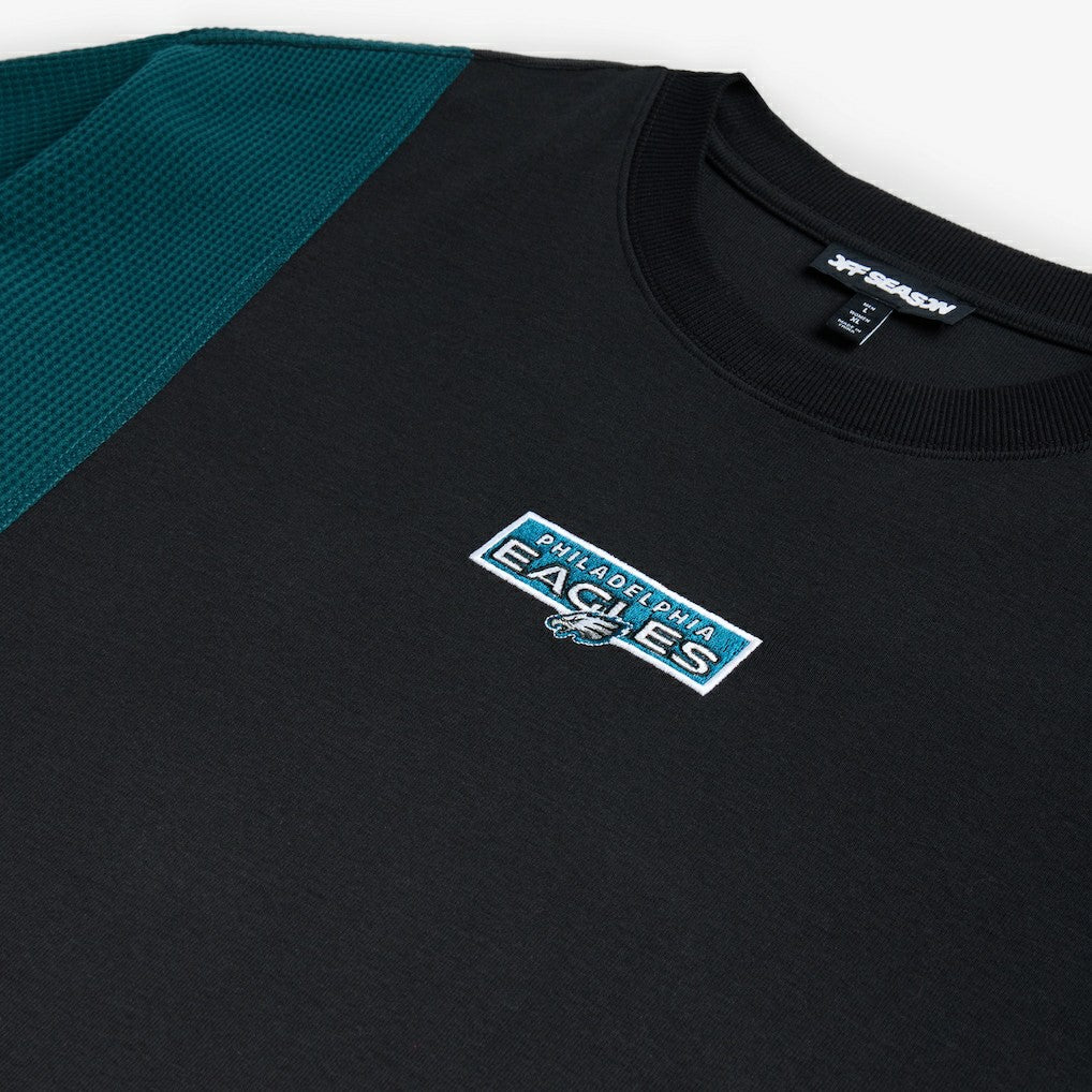 Philadelphia Eagles Off Season x NFL Unisex Spliced T-Shirt - Black T-shirts