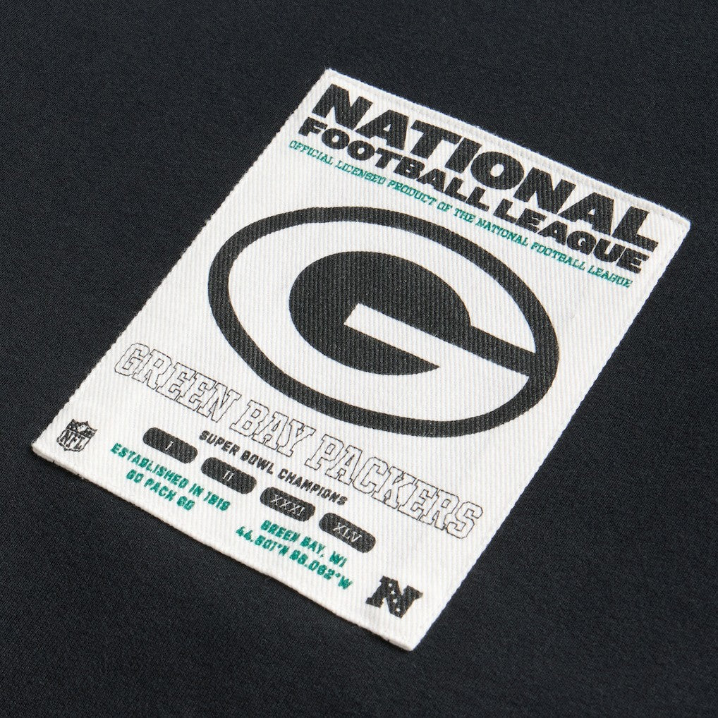 Green Bay Packers Off Season x NFL Unisex Fleece Sweatshirt - Black Sweatshirts