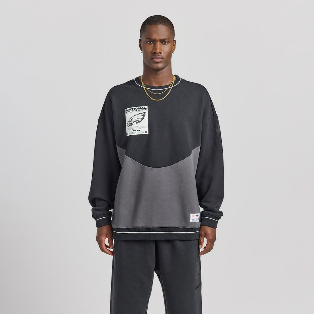 Philadelphia Eagles Off Season x NFL Unisex Fleece Sweatshirt - Black Sweatshirts