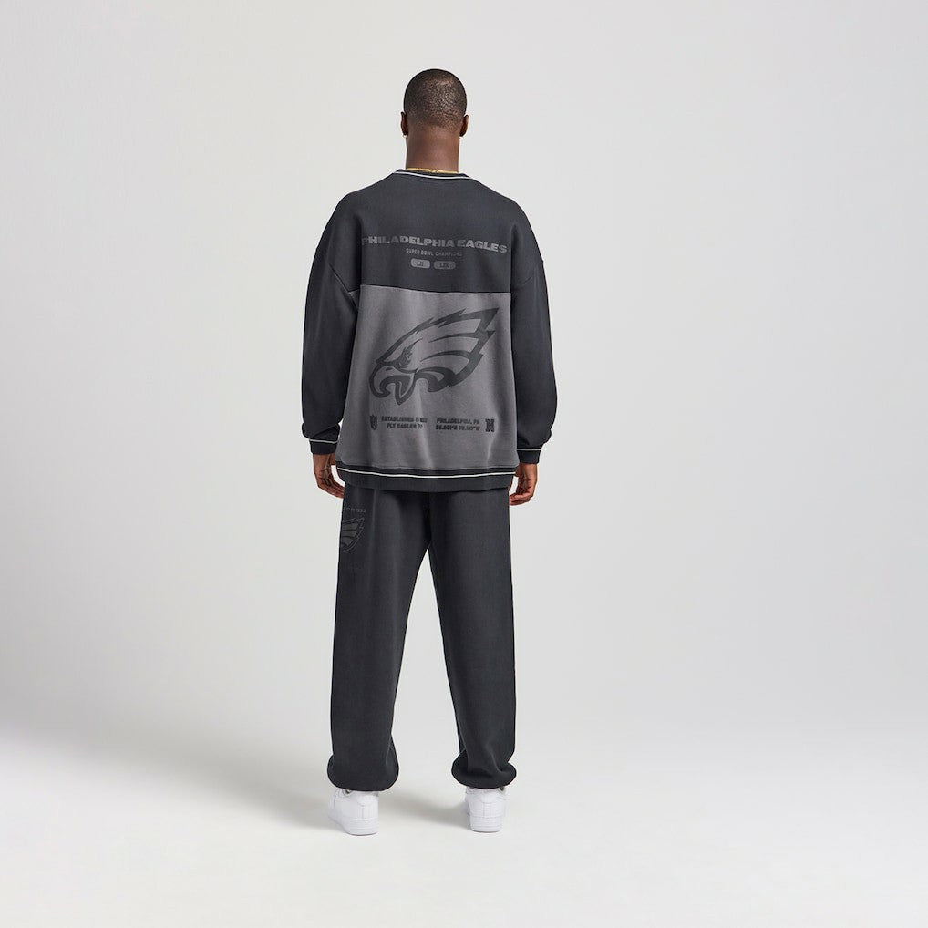 Philadelphia Eagles Off Season x NFL Unisex Fleece Sweatshirt - Black Sweatshirts
