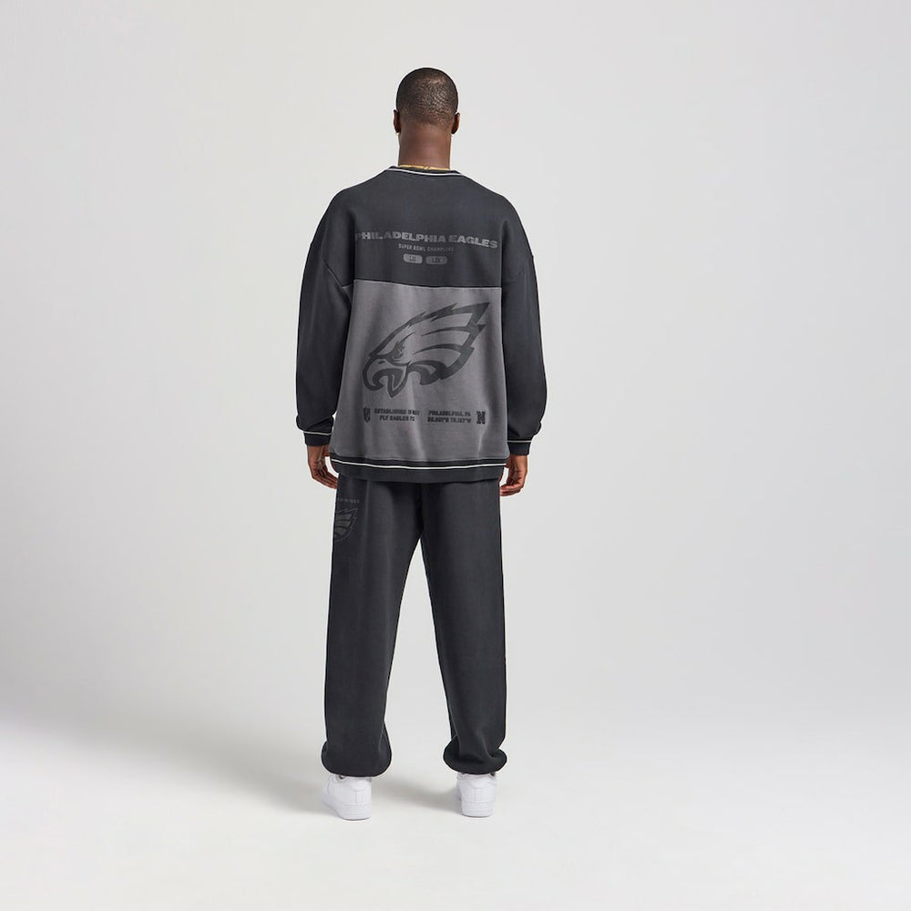 Philadelphia Eagles Off Season x NFL Unisex Fleece Sweatshirt - Black Sweatshirts