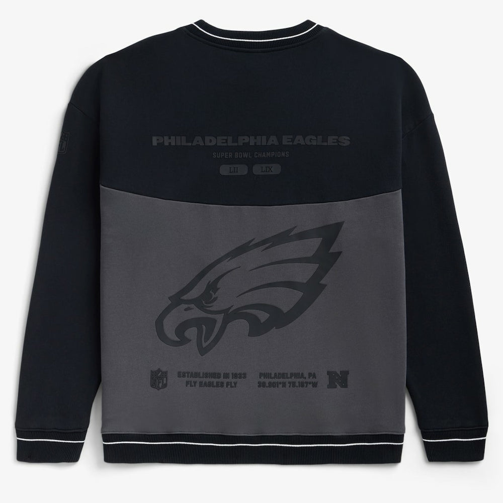 Philadelphia Eagles Off Season x NFL Unisex Fleece Sweatshirt - Black Sweatshirts