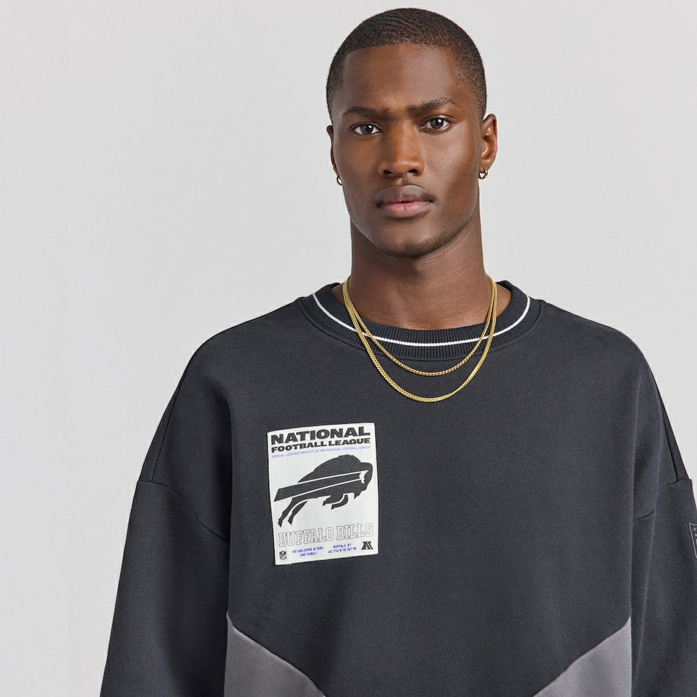 Buffalo Bills Off Season x NFL Unisex Fleece Sweatshirt - Black Sweatshirts