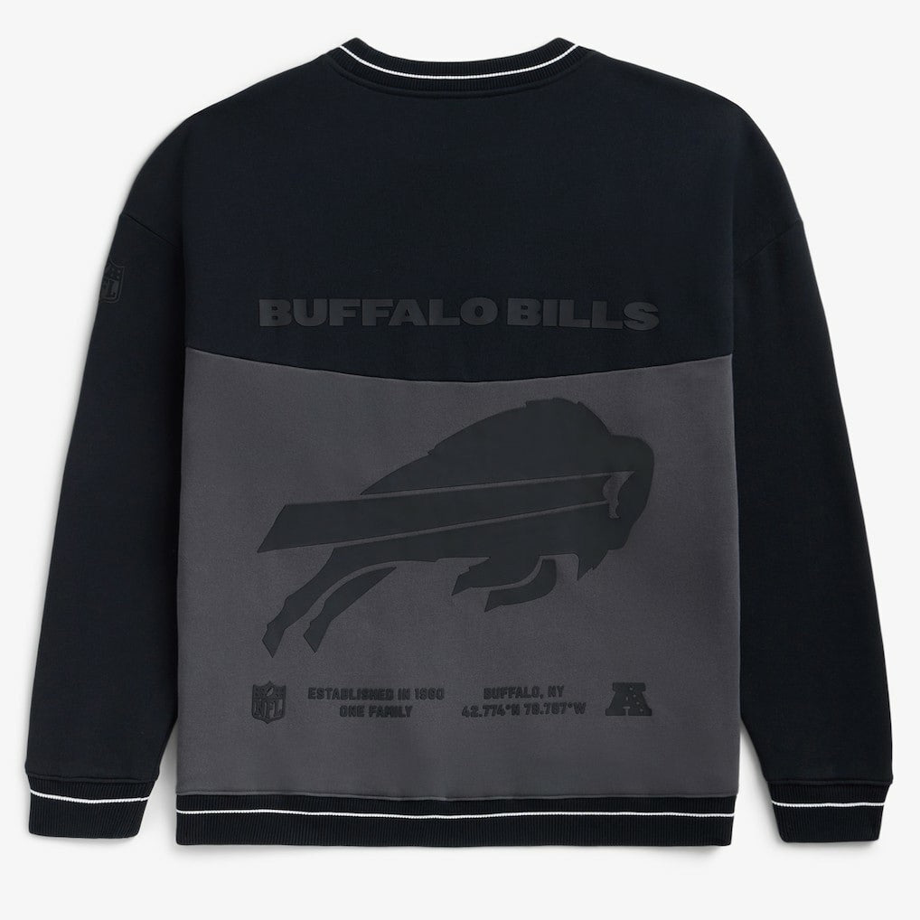 Buffalo Bills Off Season x NFL Unisex Fleece Sweatshirt - Black Sweatshirts
