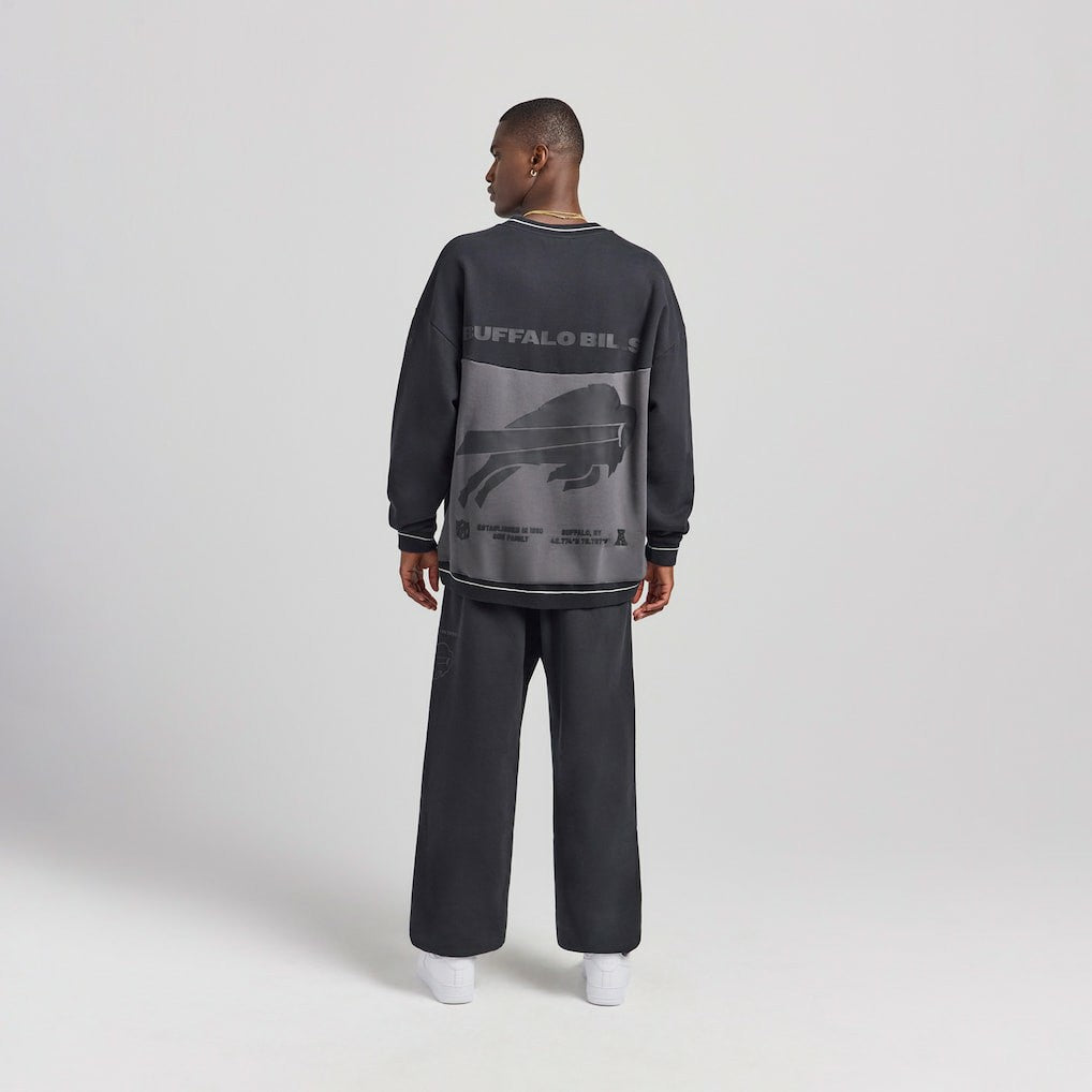 Buffalo Bills Off Season x NFL Unisex Fleece Sweatshirt - Black Sweatshirts