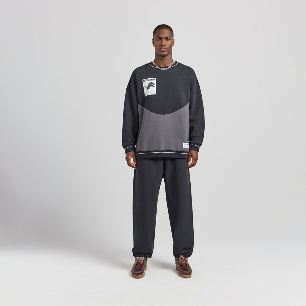 Detroit Lions Off Season x NFL Unisex Fleece Sweatshirt - Black Sweatshirts