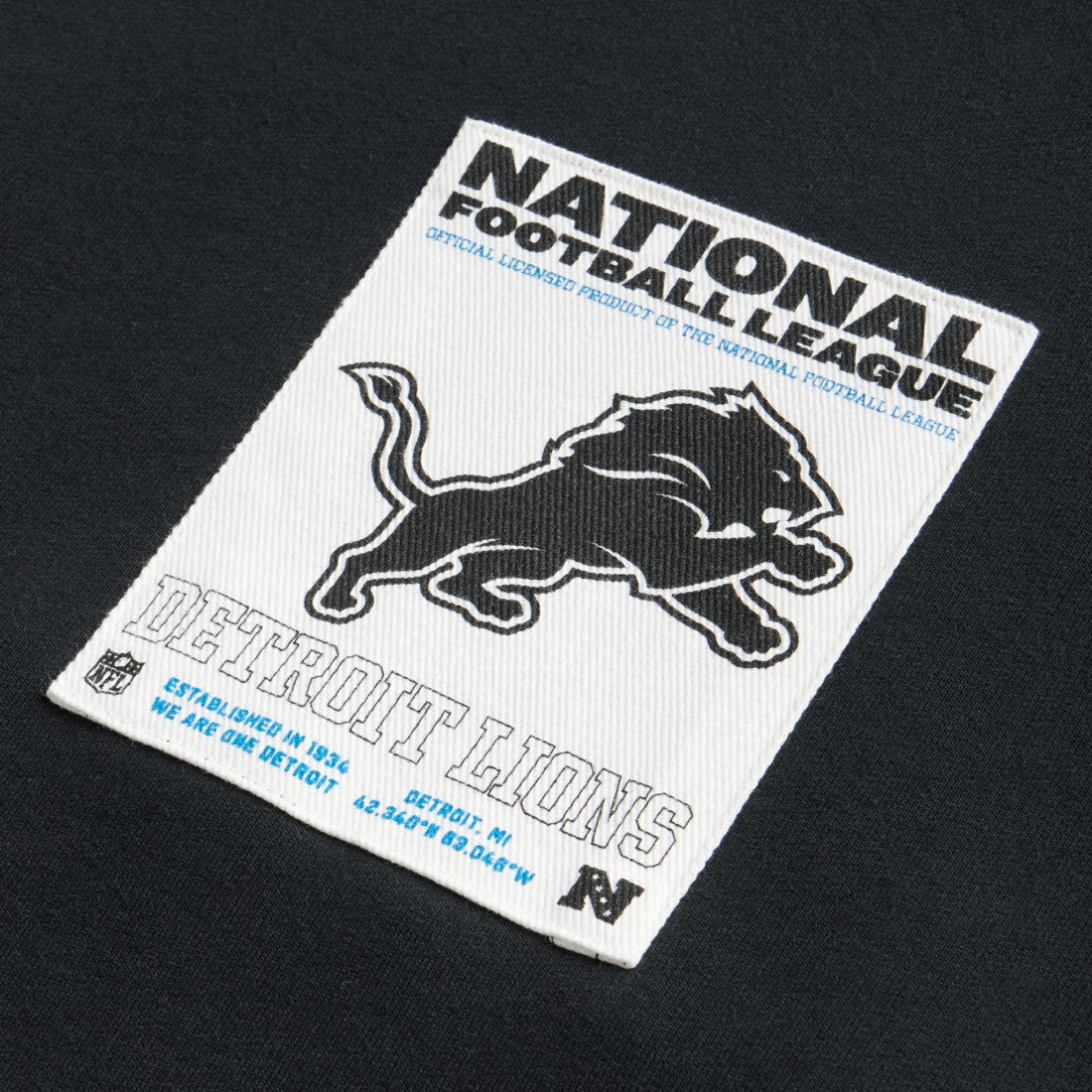 Detroit Lions Off Season x NFL Unisex Fleece Sweatshirt - Black Sweatshirts