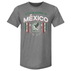 Mexico National Team 500 Level 1923 Premium Tri-Blend T-Shirt Gray