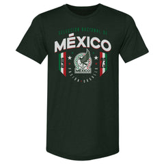 Mexico National Team 500 Level 1923 Premium Tri-Blend T-Shirt Forest Green