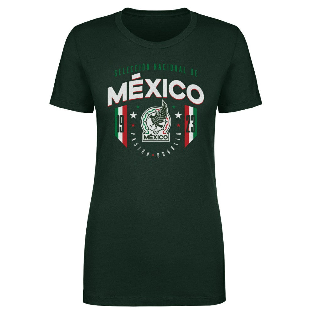 Mexico National Team 500 Level Women's 1923 T-Shirt Forest Green
