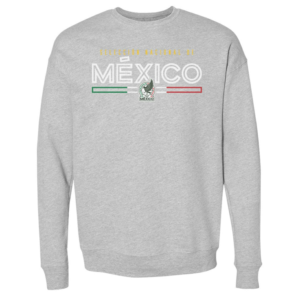 Mexico National Team 500 Level Inline Pullover Sweatshirt Heather Gray