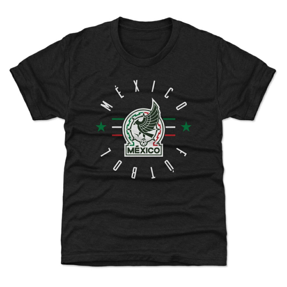 Mexico National Team 500 Level Youth Futbol T-Shirt Black