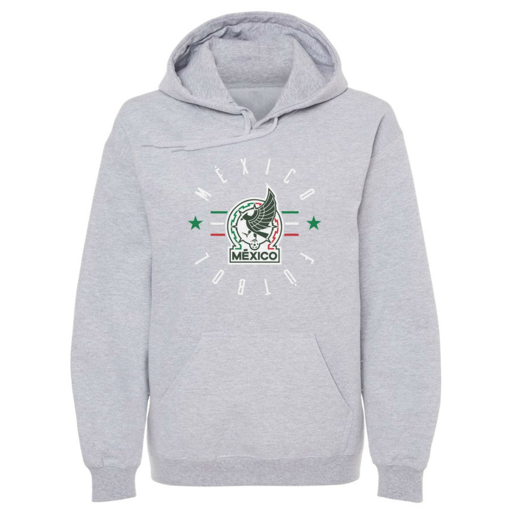 Mexico National Team 500 Level Futbol Pullover Hoodie Gray