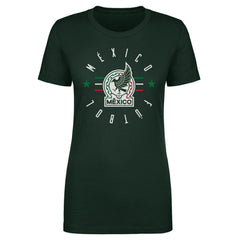 Mexico National Team 500 Level Women's Futbol T-Shirt Forest Green