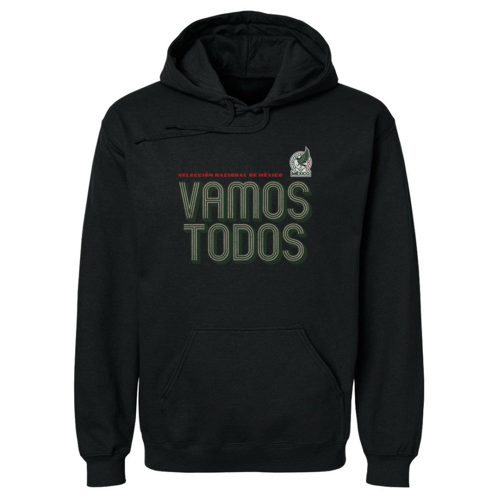 Mexico National Team 500 Level Vamos Todos Inline Bold Pullover Hoodie Black