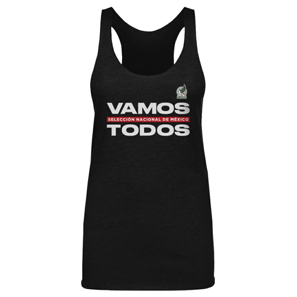 Mexico National Team 500 Level Women's Vamos Todos Tri-Blend Tank Top Black