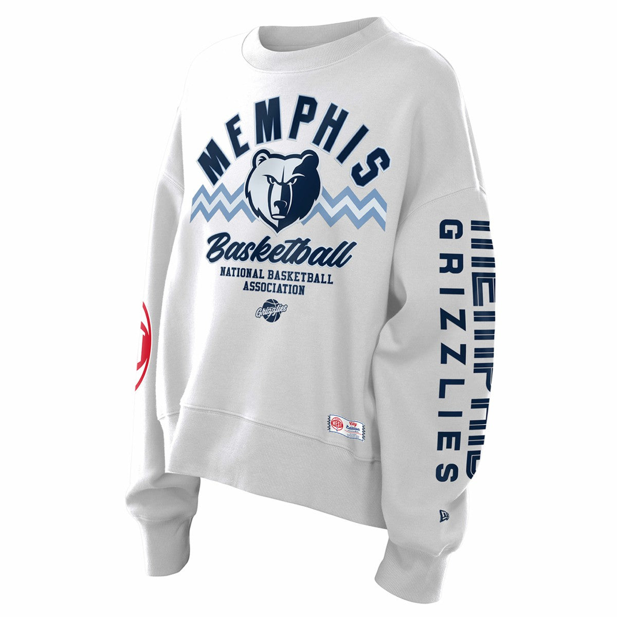Memphis Grizzlies Women's 2025/26 City Edition Sweatshirt White - New Era