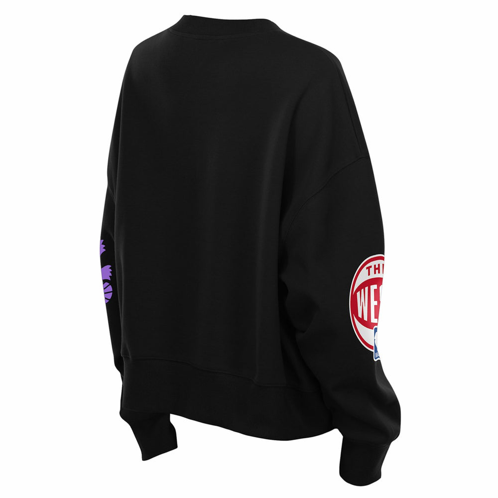 Sacramento Kings Women's 2025/26 City Edition Sweatshirt Black - New Era