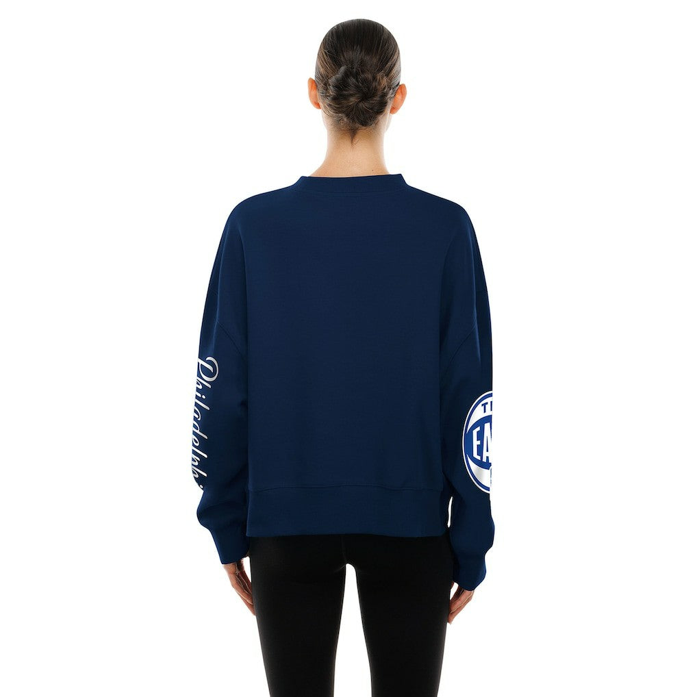 Philadelphia 76ers Women's 2025/26 City Edition Sweatshirt Navy - New Era