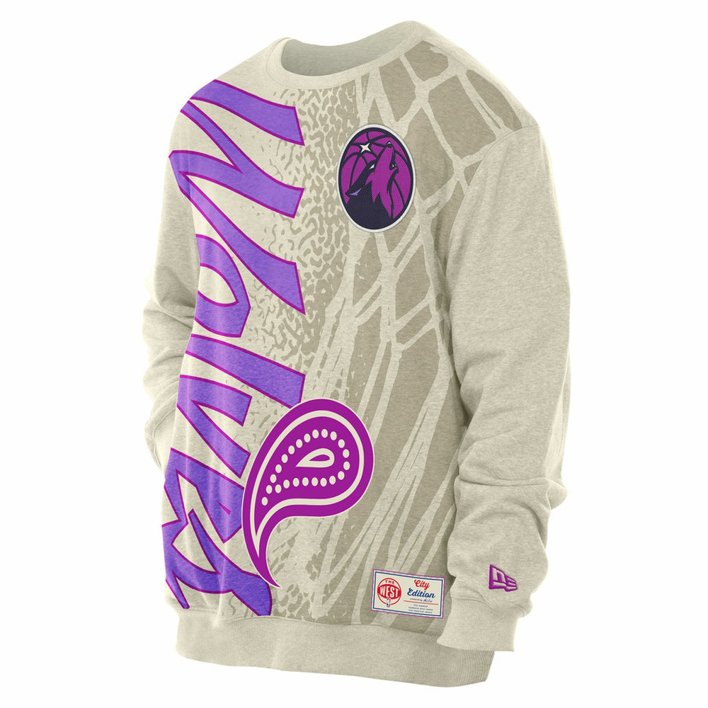 Minnesota Timberwolves 2025/26 City Edition Sweatshirt Tan - New Era