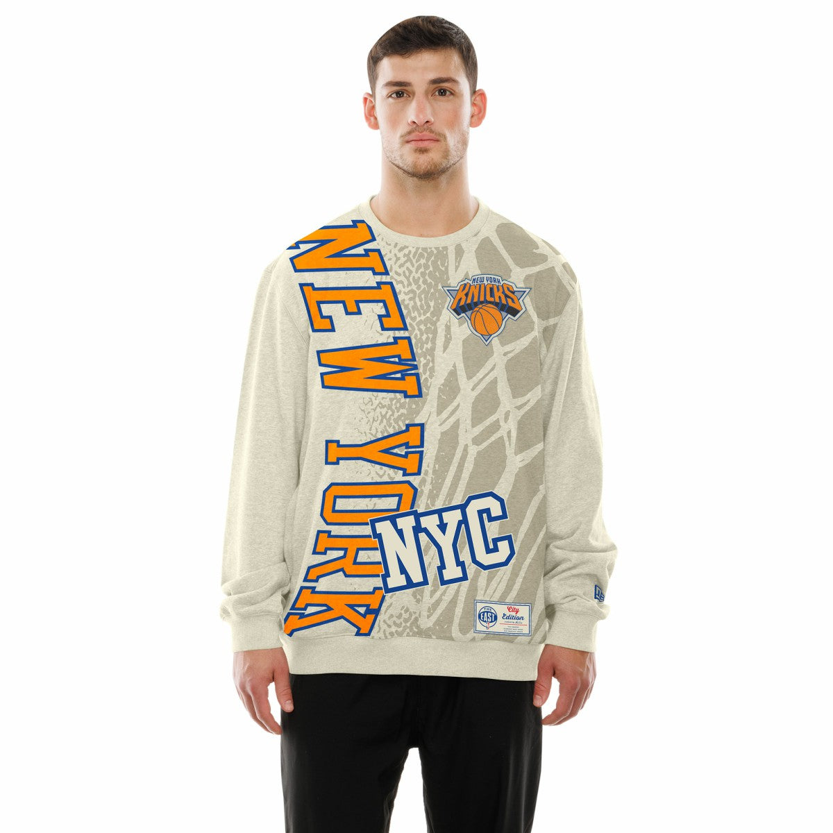 New York Knicks 2025/26 City Edition Sweatshirt Tan - New Era