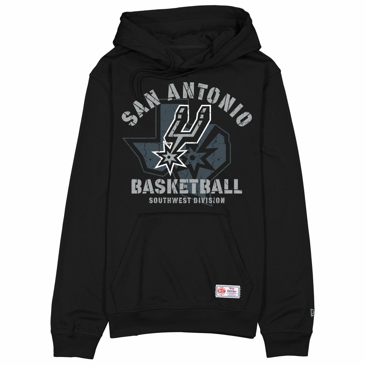 San Antonio Spurs 2025/26 City Edition Fleece Hoodie Black - New Era