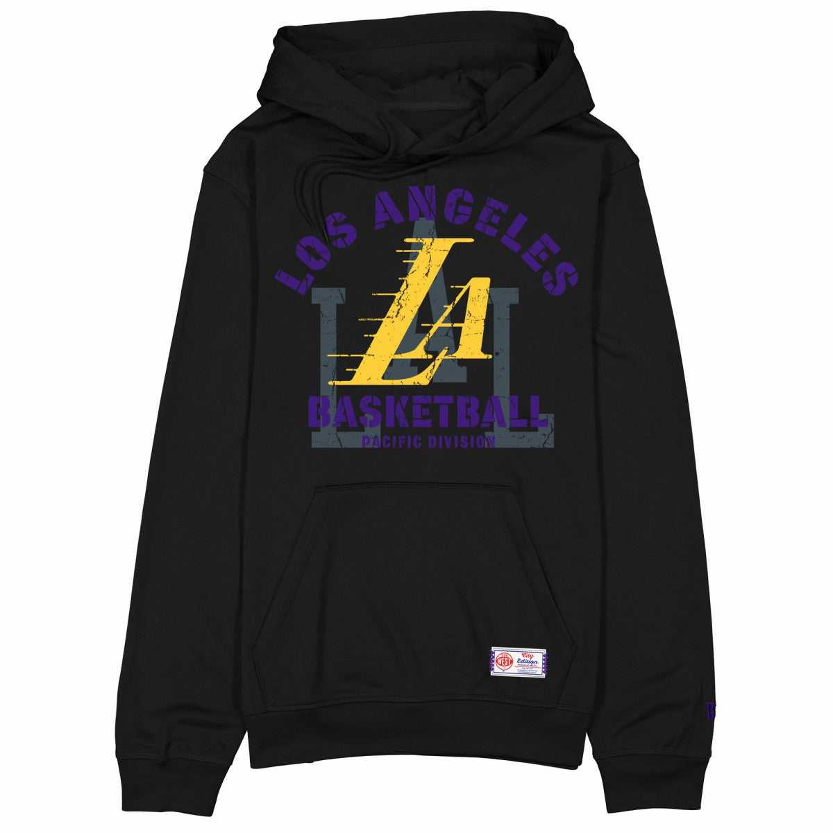 Los Angeles Lakers 2025/26 City Edition Fleece Hoodie Black - New Era
