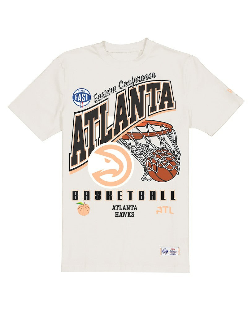 Atlanta Hawks Oversized City Edition Remix Vintage T-Shirt Cream - New Era outlet