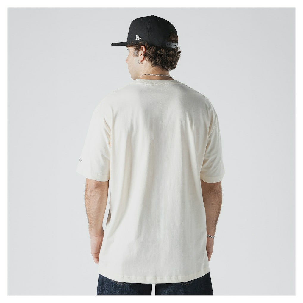 Brooklyn Nets Oversized City Edition Remix Vintage T-Shirt Cream - New Era