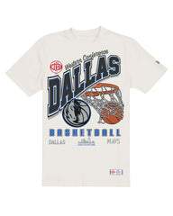 Dallas Mavericks Oversized City Edition Remix Vintage T-Shirt Cream - New Era