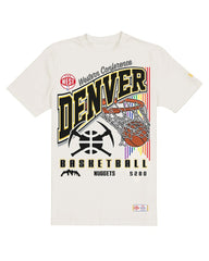 Denver Nuggets Oversized City Edition Remix Vintage T-Shirt Cream - New Era