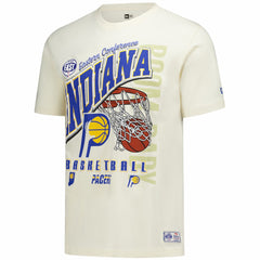 Indiana Pacers Oversized City Edition Remix Vintage T-Shirt Cream - New Era