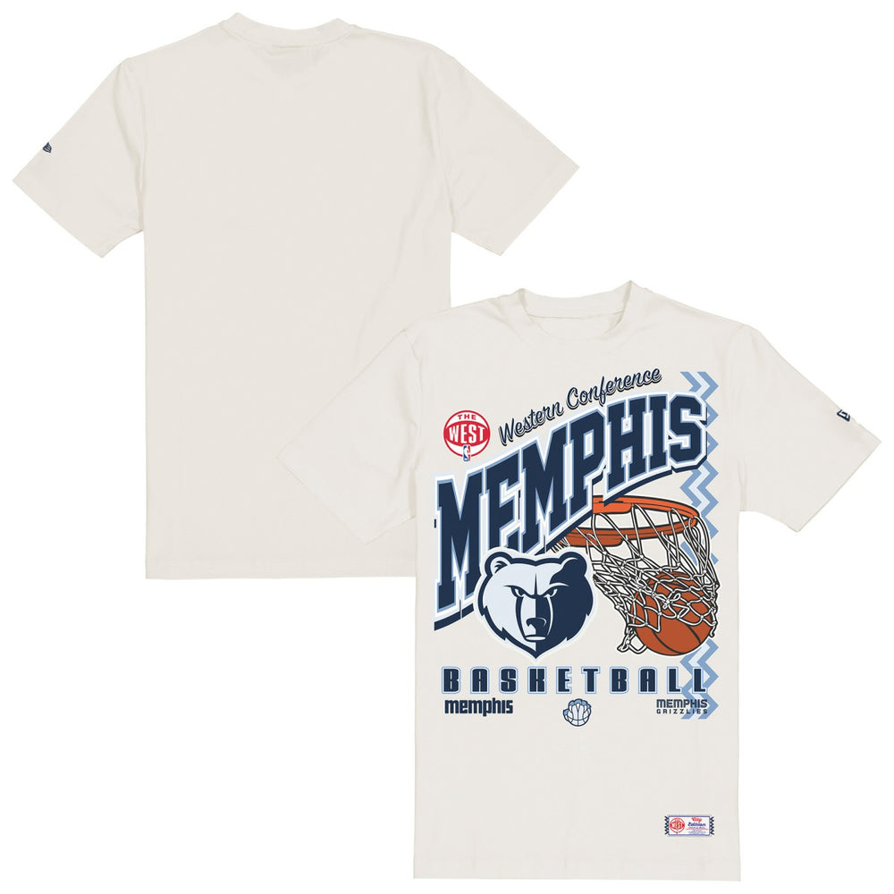 Memphis Grizzlies Oversized City Edition Remix Vintage T-Shirt Cream - New Era