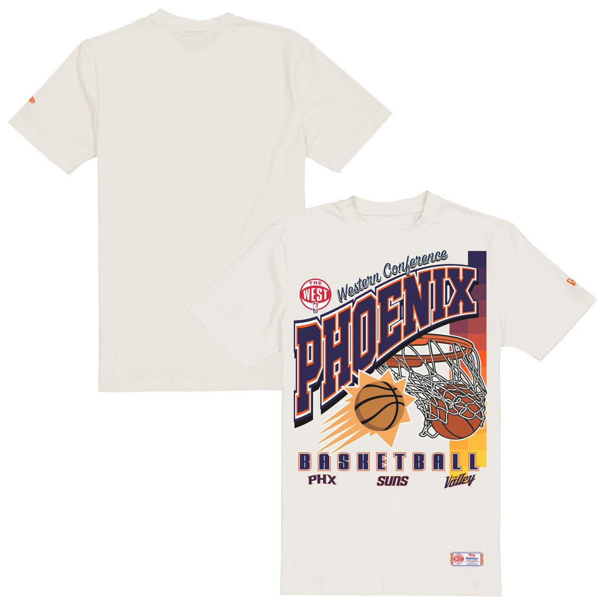 Phoenix Suns Oversized City Edition Remix Vintage T-Shirt Cream - New Era