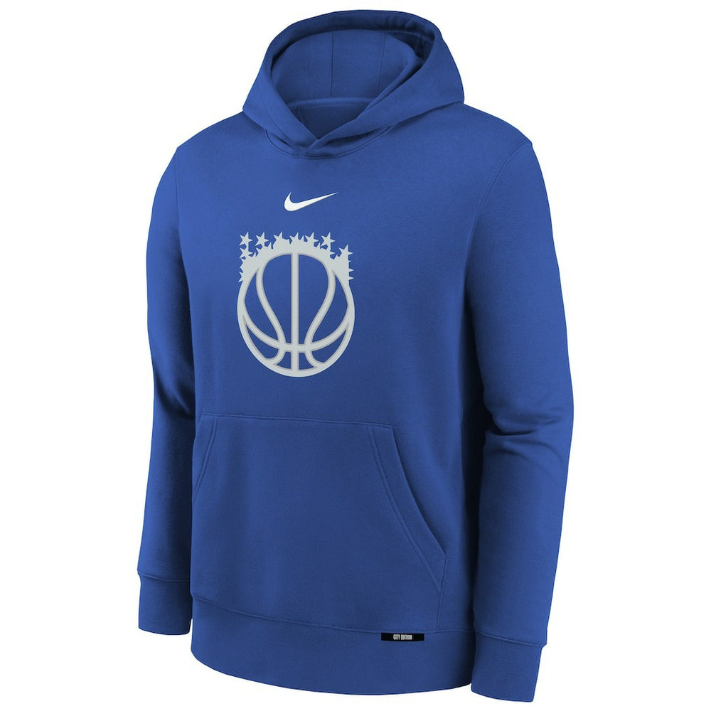 Orlando Magic Youth 2025/26 City Edition Club Fleece Pullover Hoodie Platinum - Nike