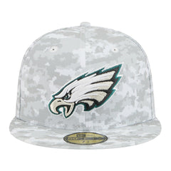 Philadelphia Eagles New Era 2025 Salute to Service Fan Pack 59FIFTY Fitted Hat - White Hats