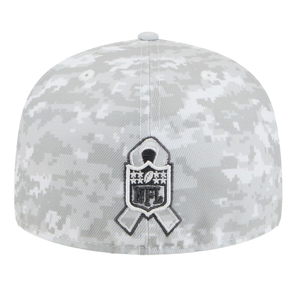 Philadelphia Eagles New Era 2025 Salute to Service Fan Pack 59FIFTY Fitted Hat - White Hats